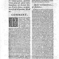 0023 - Page 3 - Textus primus. Alimentum et alimenti species, unum et multae unum quidem, quatenus unum genus est : species vero, humiditate, ac siccitate finitur. Et in his formae, ac quantitas est et ad quaedam et ad tot