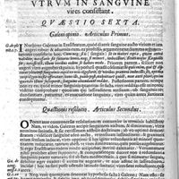 0124 - Page 104 - Utrum in sanguine vires consistant. Quaestio sexta