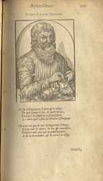 La figure d'Hippocrates - Les Oeuvres d'Ambroise Paré,...divisees en trente livres. Avec les figures [...]