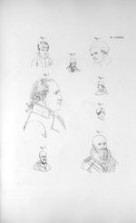 Pl. LXXXVII. Fig. 1. Colborn / Fig. 2. Jedidiah / Fig. 3. Monge / Fig. 4. Saint Thomas-d'Aquin / Fig [...]