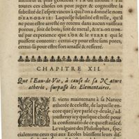 0091 - Page 43 - Chapitre XII. Que l'eau-de-vie, à cause de sa nature aetherée, surpasse les elementaires
