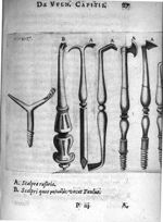 A. Scalpra rasoria  B. Scalpri quos mêliôtous vocat Paulus - Petri Paaw Amsteldamensis Succenturiatu [...]