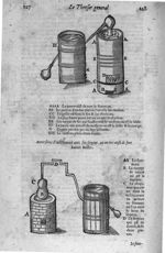 [Fig.1.] AAAA Le pourtraict de tout le fourneau. BB. Le pertuis d'embas par où l'on offre les cendre [...]