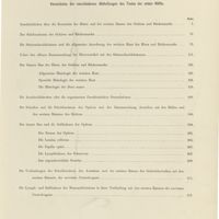 0015 - Page sans numérotation - Verzeichniss der verschiedenen abtheilungen des textes der ersten hälfte