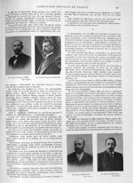 Le docteur Philippe Tissié / Le docteur Fernand Lagrange / M. Gabriel Bonvalot / M. Edmond Demolins  [...]