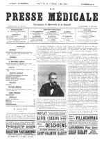 E. Duclaux - La Presse médicale - [Volume d'annexes]