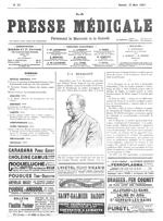  F.-J. Herrgott - La Presse médicale - [Volume d'annexes]