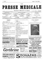 Docteur F. Terrier - La Presse médicale - [Volume d'annexes]