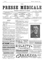 E. Lancereaux - La Presse médicale - [Volume d'annexes]