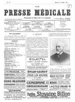 S. Arloing - La Presse médicale - [Volume d'annexes]