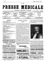 Professeur Albarran - La Presse médicale - [Volume d'annexes]