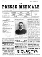 Paul Segond - La Presse médicale - [Volume d'annexes]