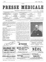 Le professeur Gilbert Ballet - La Presse médicale - [Volume d'annexes]