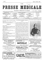 Gerhardt en 1844 - La Presse médicale - [Volume d'annexes]