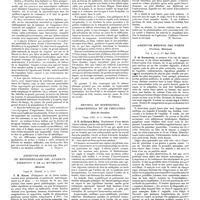 0596 - Page 592 - Lyon chirurgical... R. Massart. Du traitement chirurgical de l'épaule ballante consécutive aux blessures de guerre / Archivos Espanoles de Enfermedades del Aparato Digestivo y de la Nutricion (Madrid) / F. M. Suarez. Phlegmon de la fosse ischiorectale avec périrectite et péritonite infectieuse ; mort au 8e jour / Revista de Ginecologia, d'Obstetricia et de Pediatria (Rio-de-Janeiro) / A. R. de Oliveira Molta. Traitement d'une fistule vésico-utérine par la voie abdominale / Archivos Medicos Del Norte (Torreon, Mexique) / F. de Rosenzweig. A propos d'un cas de cancer du caecum et du côlon ascendant