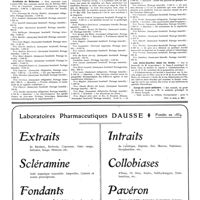 0043 - Page 43 - Concours. Médecin adjoint des asiles publics d'aliénés / Nouvelles. Paris et départements. Académie de médecine / Les bains-douches dans les écoles / Corps de santé militaire (Voir la suite, p. 45.)