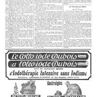 0045 - Page 45 - Nouvelles. Corps de santé militaire / Service de santé de la marine / Reconnaissance d'utilité publique / Les médecins aux Armées. Médaille militaire / Citations à l'ordre du jour
