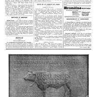 0089 - Page 89 - Concours. Internat / Externat / Hôpitaux et hospices. Hôpital Tenon / Nouvelles. Paris et départements. Le reclassement du personnel des Facultés / Actes de la Faculté de Paris / Renseignements et communiqués (Voir la suite, p. 91.)