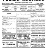 0093 - Page 93 - Sommaire / Questions actuelles. L'État et les chirurgiens