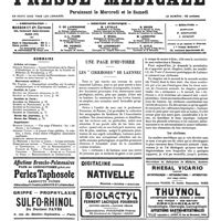 0101 - Page 101 - Sommaire / Une page d'histoire. Les «cirrhoses» de Laënnec