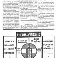0107 - Page 107 - A propos d'une pétition. La création, à Paris, d'une chaire d'hygiène alimentaire appliquée [Georges Vitoux] / Questions médico-militaires. Pensions d'invalidité