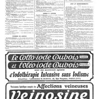 0114 - Page 114 - Cours, leçons et conférences du 24 janvier au 1er février 1920. Jeudi 29 janvier / Vendredi 30 janvier / Samedi 31 janvier / Dimanche 1er février / Avis et renseignements