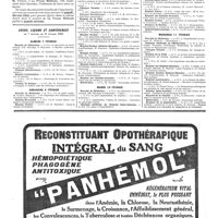 0185 - Page 185 - Cours, leçons et conférences du 7 février au 15 février 1920. Samedi 7 février / Dimanche 8 février / Lundi 9 février / Mardi 10 février / Mercredi 11 février