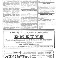 0238 - Page 238 - Questions actuelles. Le respect du travail [P. Desfosses] / La médecine à travers le monde. Japon / Livres reçus / Sommaires des revues. Revue philanthropique
