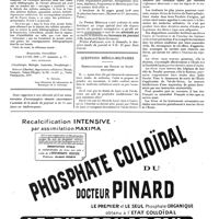 0272 - Page 272 - Variétés. Une bibliographie complète [G. Colomb] / L'enseignement médical à Paris. Année scolaire 1919-1920 / Questions médico-militaires. Réorganisation des Ecoles de santé militaires