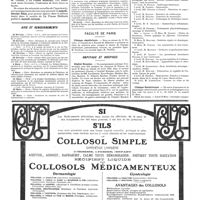 0280 - Page 280 - Avis et renseignements / Faculté de Paris. Clinique obstétricale / Hôpitaux et hospices. Hôpital Beaujon / Clinique Baudelocque