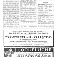 0303 - Page 303 - Faculté de Paris. Ecole de puériculture de la Faculté de médecine de Paris / Facultés de Province. Faculté de médecine d'Alger / Faculté de médecine de Montpellier / Faculté de médecine de Strasbourg / Faculté de médecine de Toulouse / Concours. Médecin des hôpitaux / Chirurgien des hôpitaux / Accoucheur des hôpitaux / Externat (Voir la suite, p. 305.)