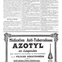 0326 - Page 326 - Faculté de Paris. Clinique des maladies cutanées et syphilitiques / Hôpitaux et hospices. Amphithéâtre d'anatomie / Hôpital Saint-Antoine / Hôpital Tenon / Concours. Agrégation d'ophtalmologie / Médecin des hôpitaux / Chirurgien des hôpitaux / Ophtalmologiste des hôpitaux / Prix de l'Internat en médecine