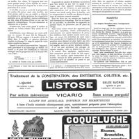 0360 - Page 360 - Technique nouvelle. Un succédané du celluloïd pour la fabrication des appareils orthopédiques, par C. Roederer / Variétés. Les langues étrangères dans l'enseignement supérieur
