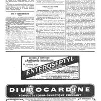 0411 - Page 411 - Avis et renseignements / Faculté de Paris. Clinique obstétricale / Clinique ophtalmologique de l'Hôtel-Dieu / Cours libre de pathologie
