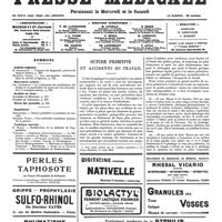 0421 - Page 421 - Sommaire / Suture primitive et accidents du travail