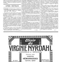 0427 - Page 427 - La médecine à travers le monde. Chine / Livres nouveaux. La physiologie, par Maurice Arthus... (Masson et Compagnie, éditeurs, Paris, 1920)... [L. Rivet] / Arcachon, ville de santé, par M. F. Lalesque... (Masson et Compagnie, éditeurs, Paris, 1919)...