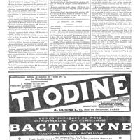 0459 - Page 459 - Nouvelles. La loi sur les pensions militaires / Les médecins aux Armées. Les décorés (Voir la suite, p. 461.)