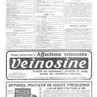 0478 - Page 478 - Cours, leçons et conférences du 25 avril au 2 mai 1920. Jeudi 29 avril / Vendredi 30 avril / Samedi 1er mai / Dimanche 2 mai / Faculté de Paris. Tuberculose infantile / Hôpitaux et hospices. Association d'enseignement médical des hôpitaux de Paris