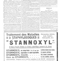 0503 - Page 503 - Concours. Internat / Externat / Ecole de médecine et de pharmacie de Marseille / Inspection des écoles / Nouvelles. Paris et départements. Office international d'hygiène (Voir la suite, p. 505.)