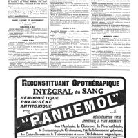 0521 - Page 521 - Cours, leçons et conférences du 2 au 9 mai 1920. Dimanche 2 mai / Lundi 3 mai / Mardi 4 mai / Mercredi 5 mai