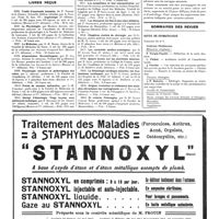 0543 - Page 543 - Livres nouveaux. La croissance, par M. L. Dufestel... (Gaston Doin, éditeur) [G. Schreiber] / Livres reçus / Sommaires des revues. Revue de stomatologie