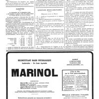 0557 - Page 557 - Chirurgie pratique. Conduite à tenir avant et après l'anesthésie / Variétés. La diminution de la population civile a été pendant la guerre trois fois moins forte en Prusse qu'elle n'a été en France / Questions médico-militaires. Médecine civile au Maroc