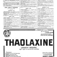 0565 - Page 565 - Cours, leçons et conférences du 9 au 16 mai 1920. Dimanche 9 mai / Lundi 10 mai / Mardi 11 mai / Mercredi 12 mai