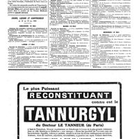 0593 - Page 593 - Cours, leçons et conférences du 16 au 23 mai 1920. Dimanche 16 mai / Lundi 17 mai / Mardi 18 mai / Mercredi 19 mai