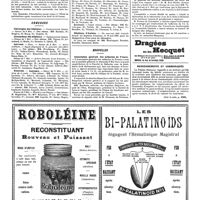 0597 - Page 597 - Faculté de Paris. Ecole de puériculture de la Faculté de médecine de Paris / Concours. Chirurgien des hôpitaux / Accoucheur des hôpitaux / Internat / Externat / Agrégation / Hôpitaux d'Amiens / Nouvelles. Association générale des médecins de France / Renseignements et communiqués (Voir la suite, p. 599.)