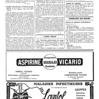 0610 - Page 610 - Livres nouveaux. Guide pratique pour l'examen médical des aviateurs et des candidats à l'aviation, par MM. Maublanc et Ratié... Préface par M. André Broca, 1919... (Librairie J.-B. Baillière et fils... Paris)... [L. Rivet] / L'hérédité romantique dans la littérature contemporaine, par Louis Estève... (Maloine et fils, éditeurs), Paris, 1919... [P. Hartenberg] / Législation des substances vénéneuses expliquée et commentée, par MM. Paul Bogelot et L.-G. Toraude... 1920 (Vigot, éditeur)... / Livres reçus / Sommaires des revues. Archives de médecine expérimentale