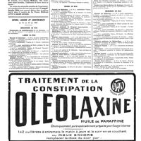 0637 - Page 637 - Cours, leçons et conférences du 23 au 30 mai 1920. Dimanche 23 mai / Lundi 24 mai / Mardi 25 mai / Mercredi 26 mai