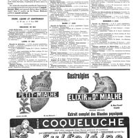 0665 - Page 665 - Cours, leçons et conférences du 30 mai au 6 juin 1920. Dimanche 30 mai / Lundi 31 mai / Mardi 1er juin / Mercredi 2 juin