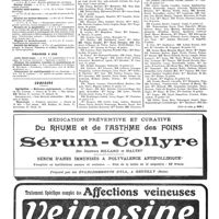 0667 - Page 667 - Cours, leçons et conférences du 30 mai au 6 juin 1920. Samedi 5 juin / Dimanche 6 juin / Concours. Agrégation / Médecin de l'assistance médicale / Externat (Voir la suite, p. 669.)