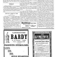 0669 - Page 669 - Concours. Externat / Nouvelles. La Maison du médecin / Actes de la Faculté de Paris / Renseignements et communiqués (Voir la suite, p. 671.)